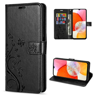 Produktbild von Handy Tasche für Samsung Galaxy A14 Hülle Handyhülle Klapphülle Wallet Case Schwarz