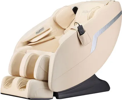 Produktbild von HOME DELUXE - Massagesessel KELSO Beige - inkl. Zero Gravity Funktion, Bluetooth und Heizung I Massagestuhl Relaxsessel mit Wärmefunktion