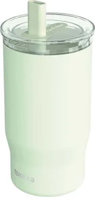 Image de Quokka, 720 ml bouteille isolante modèle Mist avec paille intégrée, vert