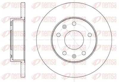 Produktbild von 2x REMSA Bremsscheibe 6721.00 vorne für LAND ROVER Freelander SUV (L314) 262mm