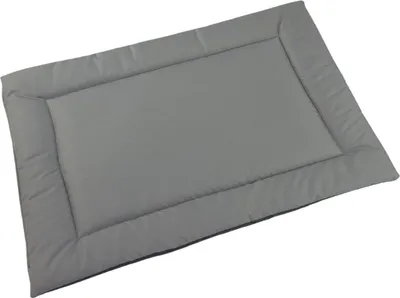 Zdjęcie produktu dla Wodoodporne legowisko dla psa rozmiar 75x55 cm – trwałe, łatwoczyszczące, codura, mata dla małych, średnich i dużych psów, do domu i na zewnątrz – kolor szary