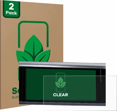 Produktbild von 2x ScreenLeaf Schutzfolie für Audi Q3 2021 Infotainment System 10.1" nachhaltiger Displayschutz Display Schutz Folie Klar Transparent