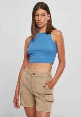 Produktbild von TB1498 - Ladies Cropped Rib Top horizonblue 5XL