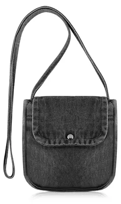 Produktbild von Kleine Denim Schultertasche für Damen mit Magnetverschluss