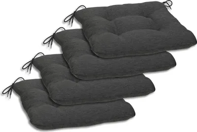 Produktbild von GO-DE Textil, Sitzkissen Sitzmöbel, 4er-Set, Farbe: grau, Maße ca.: 38 cm x 38 cm x 5 cm