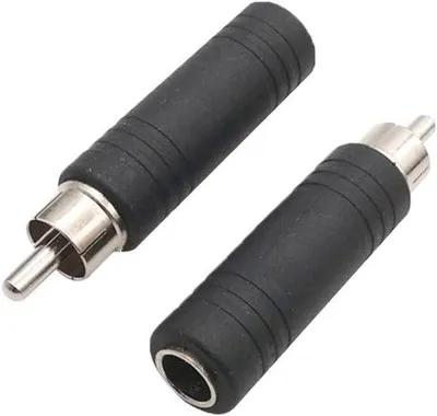 Zdjęcie produktu dla Przejściówka audio z 6,35 mm na RCA – 10 sztuk