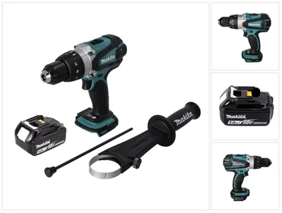 Produktbild von Makita DHP 458 T1 Akku Schlagbohrschrauber 18 V 91 Nm + 1x Akku 5,0 Ah - ohne Ladegerät