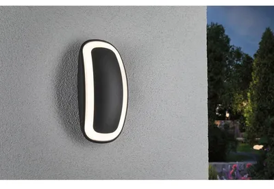 Produktbild von Paulmann 94400, Wandbeleuchtung für den Außenbereich, Anthrazit, Aluminium, IP44, Fassade, I