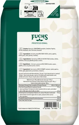 Produktbild von Fuchs BBQ Fish und Seafood Gewürzsalz für Fisch u. Meeresfrüchte 1300g