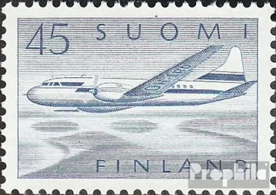 Produktbild von Briefmarken Finnland 1959 Mi 512 (kompl.Ausg.) postfrisch Freimarke Flugzeug
