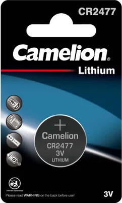 Produktbild von Camelion CR2477 Lithium Knopfzelle (1er Blister)