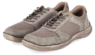 Zdjęcie produktu dla Rieker Męskie półbuty Slipper extrawide z siateczką 03089, rozmiar: 44 EU, kolor: beżowy
