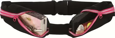 Produktbild von Wantalis, Wasserdichter Sportgürtel IPX4 dehnbar 2 Taschen Xtens, Rosa
