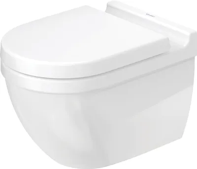 Immagine prodotto di Duravit WC suspendu Starck 3 540mm WC à évacuation verticale, fixation cachée, rimless, blanc, 25270900001, 25270900001
