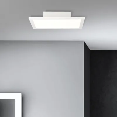 Produktbild von BRILLIANT LED Aufbaupaneel Buffi | modernes Deckenaufbau-Paneel | Metall/Kunststoff | weiß | 30x30cm | 18W 1800 Lumen 4000 Kelvin