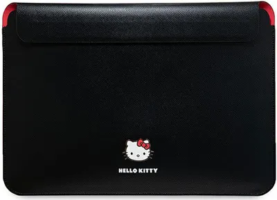 Produktbild von Hello Kitty Hülle Hkcs14Pghdlmk 14Schwarz/Schwarz PolyurethanMetall Logo