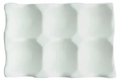 Obrázek produktu pro Držák na vejce, keramický materiál, vhodný do myčky, bílá barva