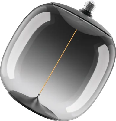 Zdjęcie produktu dla OSRAM Vintage 1906 Big Oval to ściemnialna lampa dekoracyjna wykonana z tworzywa sztucznego w technologii LED filament magnet. Oferuje moc 12 W i strumień świetlny 400 lm, oprawę E27, dymną konstrukcję, średnicę 250 mm, CRI 80.