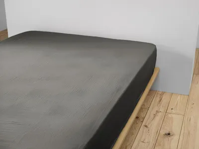 Produktbild von Spannbettlaken 200 x 200 cm GAÏA Granit