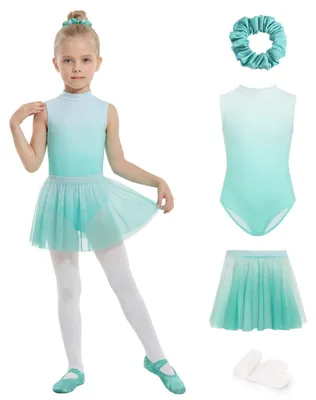 Immagine prodotto di Solidchoice - Set di body da ballet per bambine, con tutù e slip