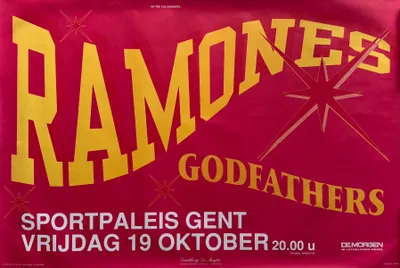 Zdjęcie produktu dla Ramones - Godfathers - Koncert 1990 - Plakat - 60x90 cm