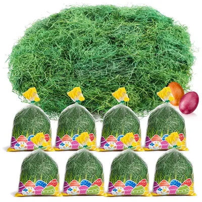 Ostergras grün 480 g – Holzwolle für Osterkörbe & Deko