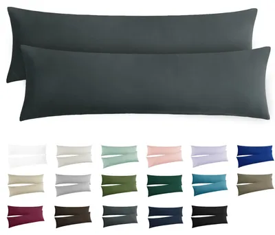 Productafbeelding van Kussensloop van microvezel, 40x145 cm, 2-delig, geschikt voor kussens voor zijslapers