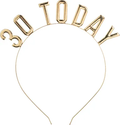 Produktbild von Stirnband 30 Today, gold