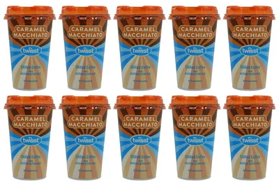 Produktbild von Twisst Caramel Macchiato Cup mit cremiger Alpenmilch 230ml 10er Pack