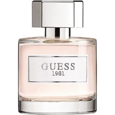 A bottle of Guess 1981 perfume.