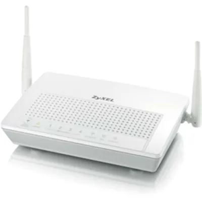 Produktbild von ZyXEL 660HN-F1Z Prestige, ADSL, 24 Mbit/Sek, ITU 992.1, ITU 992.3 ADSL2, ITU 992.5 ADSL2+, RE ADSL, Annex L/M, TR-069 HTTPS, SNMP v1, SNMP v2 +MIB II, Telnet, FTP, Web, SNMP, DNS, CLI, 2 dBi, SPI, DoS