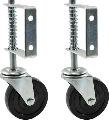 Produktbild von 2er Set FIXMAN Gefederte Laufrolle für Schiebetore 100 mm, 57 kg Tor Lenkrolle