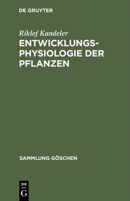 Produktbild von Entwicklungsphysiologie der Pflanzen
