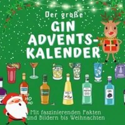 Produktbild von Adventskalender mit 24 Türchen und Gin-Überraschungen für Erwachsene