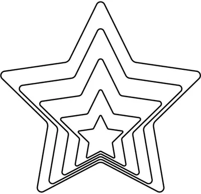 Produktbild von ORION Ausstechform Ausstecher für Kekse Lebkuchen STERN 5x