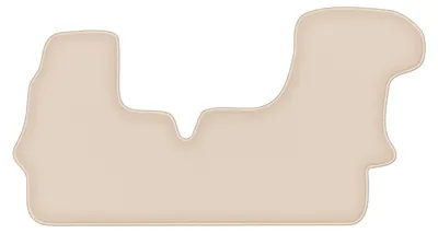 Produktbild von DURBAN Beige Velours-Fahrerfußmatte für Mercedes Sprinter I Transporter (1995-2006)