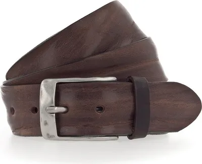 Produktbild von 40 mm Vollledergürtel 0690 dunkelbraun Größe 100