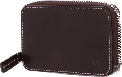 Zdjęcie produktu dla Etui na klucze Golden Head Bari zapinane na zamek błyskawiczny w kolorze ciemnobrązowym