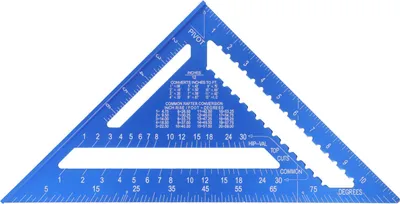 Produktbild von Dreieckiger Winkelmesser 12 Zoll 45¡ã Aluminiumlegierung Holzbearbeitungs-Anreißlehre Messwerkzeug