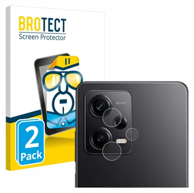 Produktbild von 2x Für Xiaomi Redmi Note 12 Pro 5G (NUR Kameraschutz) Schutzfolie BROTECT Displayschutz Display Schutz Folie Klar Transparent