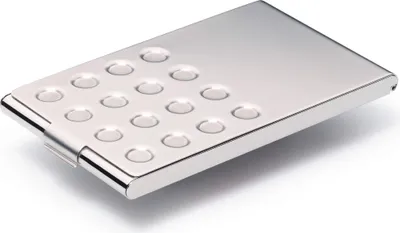 Obrázek produktu pro DURABLE Pouzdro na vizitky BUSINESS CARD BOX chromové, st?íbrná, 244023