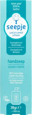 Image de Savon - Savon pour les mains - Parfum naturel & soin - Eucalyptus et romarin - Recharge - 34 g - 1 pièce