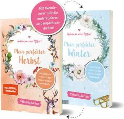 Produktbild von Spring in eine Pfütze! Mein perfekter Herbst/ Mein perfekter Winter. Wendebuch