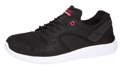 Produktbild von Boras Fashion Sports Sneaker auch in Übergrößen 'Sirocco' black/white 3194-0145, Herren:47 EU