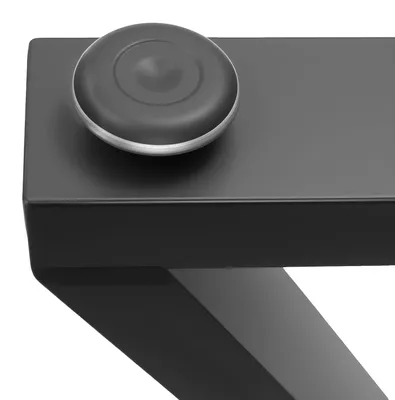 Zdjęcie produktu dla Nogi do mebli, wykonane z żelaza, o konstrukcji w kształcie litery "X", udźwig 300 kg, montaż śrubowy, zestaw 2 sztuk