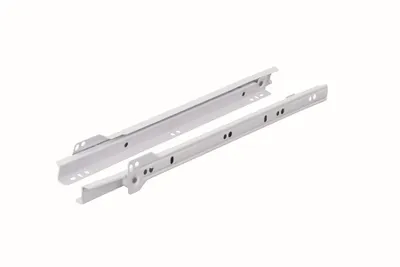Obrázek produktu pro Walteco Rolničkový výsuv 350mm, bílý, nosnost 20 kg, 1 pár.