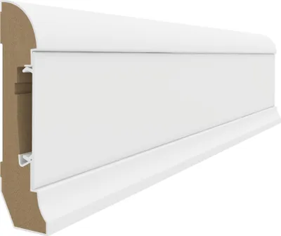 Zdjęcie produktu dla Listwa przypodłogowa VOX Estilo – trwała listwa – nowoczesny design – łatwy montaż – 6012.4M – biała