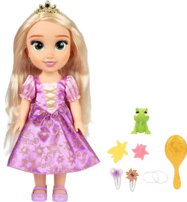 Imagen del producto de JAKKS PACIFIC - Muñeca musical de Rapunzel de Disney Tangled, 38 cm, versión en español
