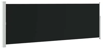 Produktbild von vidaXL Ausziehbare Seitenmarkise 160x500 cm Schwarz