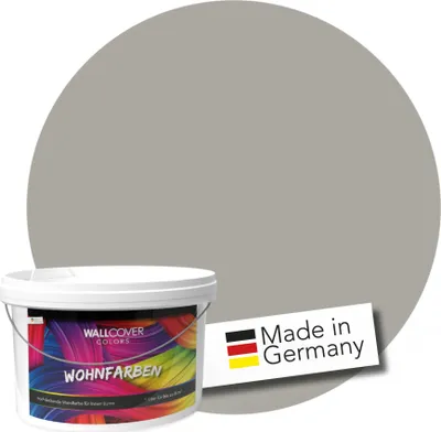 Produktbild von WALLCOVER Wandfarbe Grau Grün Misty Dusk Hochdeckend Klasse 1 Matt 2,5L für 20 m